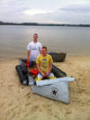 SrA Wilson and Hamilton 33d MXS AGE Shop Winners of 2012 Cardboard Boat Regatta