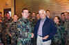 AGE coin presented to Lt Gen Leo Marquez during his visit to Tinker AFB on 6 Feb 04