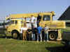 Barksdale AGE Rangers  - Refurbed jet engine crane for the 8 th AF Museaum - Aug 2004