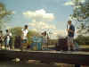 Lackland ORI Bash - 2002 3 AGE guys in the band Sam Guevara, Roberto Navarrete, and Robert Sparkman