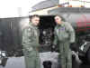 SSgt's Calahan and  Hochstein draining fuel for cargo movement