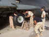 MSgt Holland C-17 Tire Change, Iraq