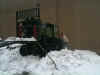 forklift stuck in the snow Tinker Jan 2010